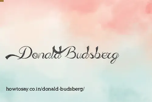 Donald Budsberg