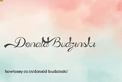 Donald Budzinski