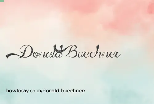 Donald Buechner