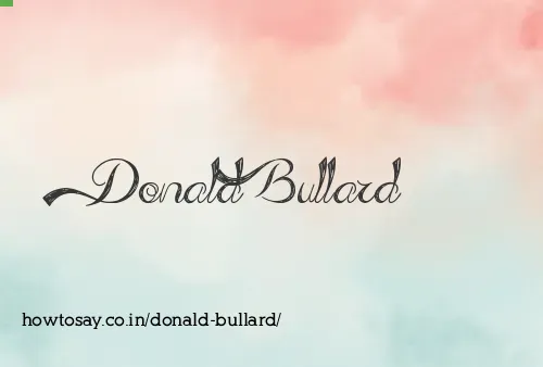 Donald Bullard