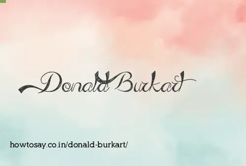 Donald Burkart