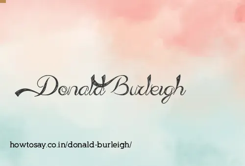 Donald Burleigh