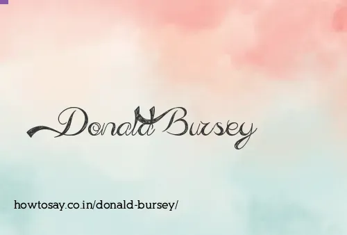 Donald Bursey
