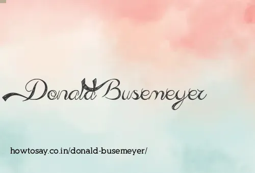 Donald Busemeyer