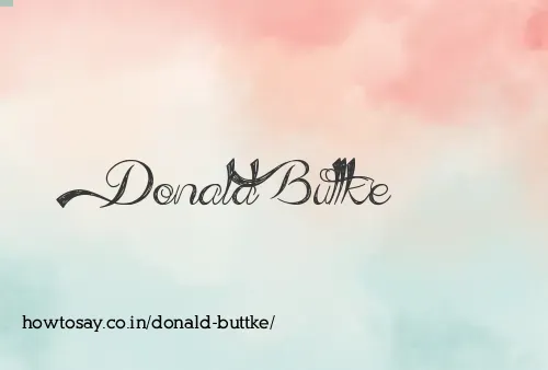 Donald Buttke