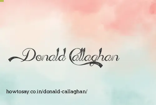 Donald Callaghan