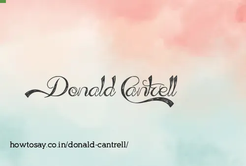 Donald Cantrell
