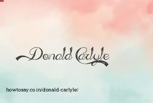 Donald Carlyle