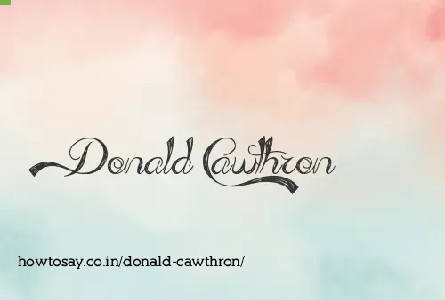 Donald Cawthron