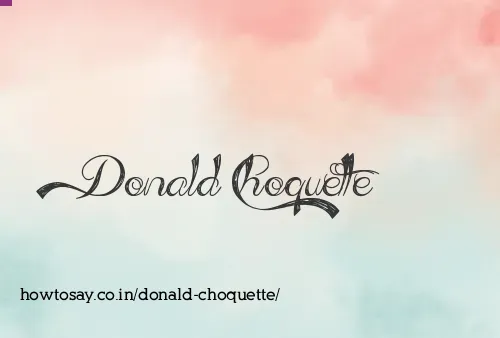 Donald Choquette