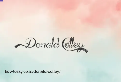 Donald Colley