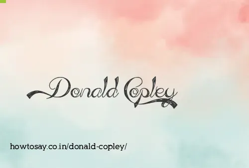 Donald Copley