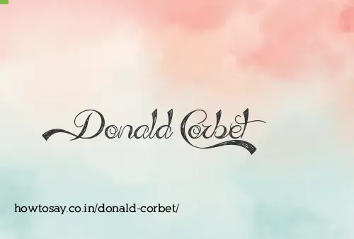 Donald Corbet