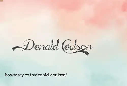 Donald Coulson