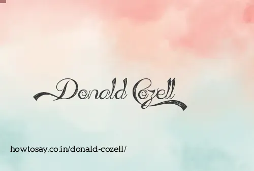 Donald Cozell