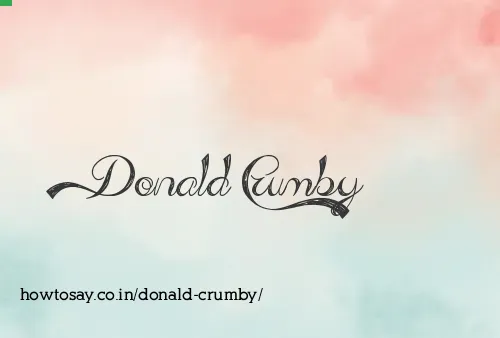 Donald Crumby