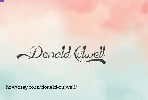 Donald Culwell