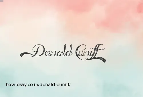 Donald Cuniff