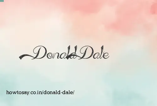 Donald Dale