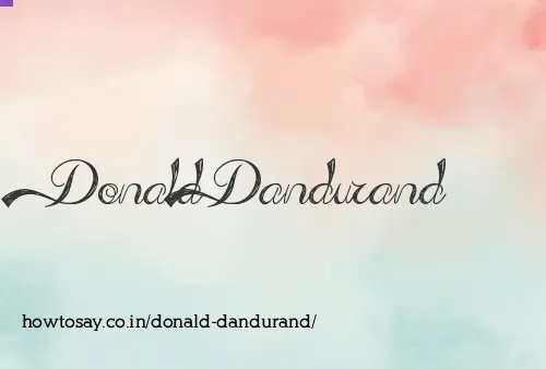 Donald Dandurand
