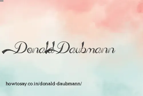 Donald Daubmann