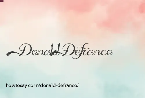 Donald Defranco