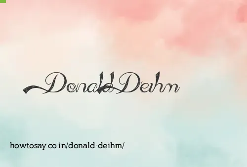 Donald Deihm