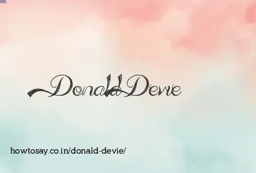 Donald Devie
