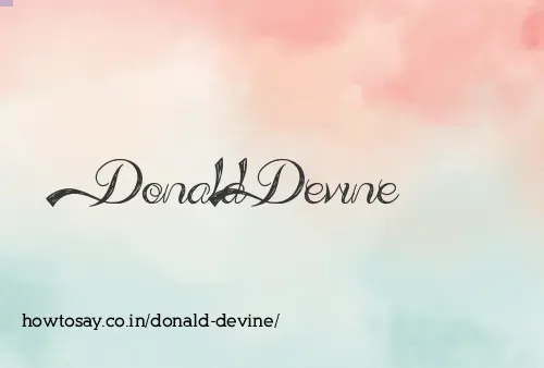 Donald Devine