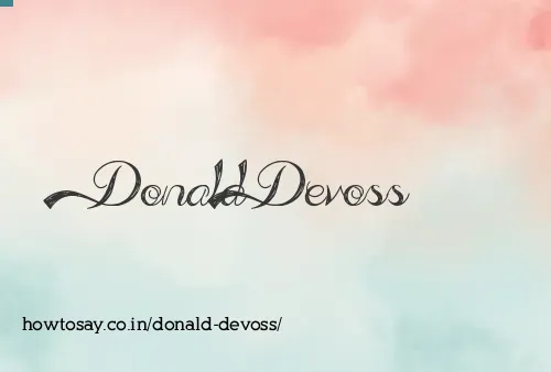 Donald Devoss