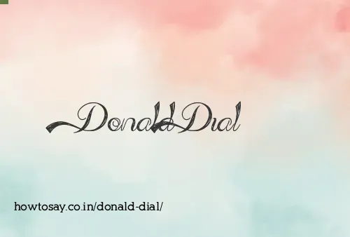 Donald Dial