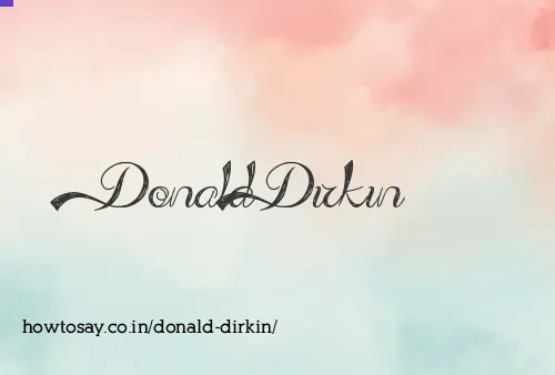 Donald Dirkin