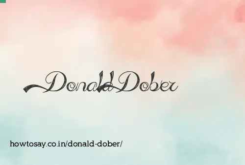 Donald Dober