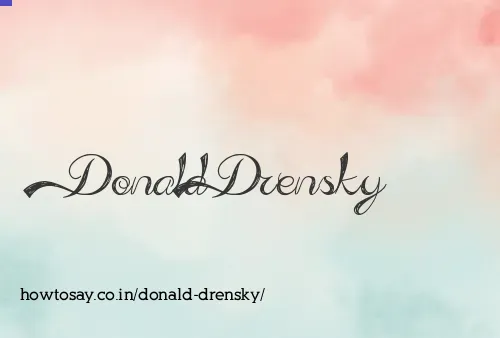 Donald Drensky