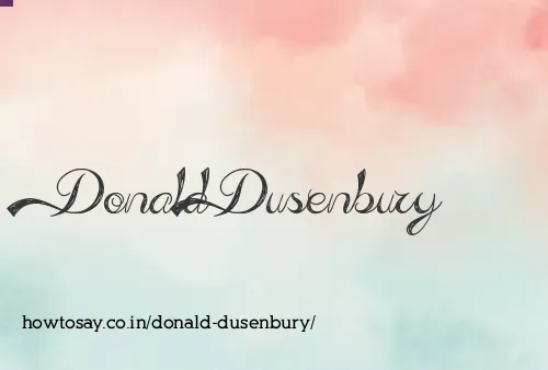 Donald Dusenbury