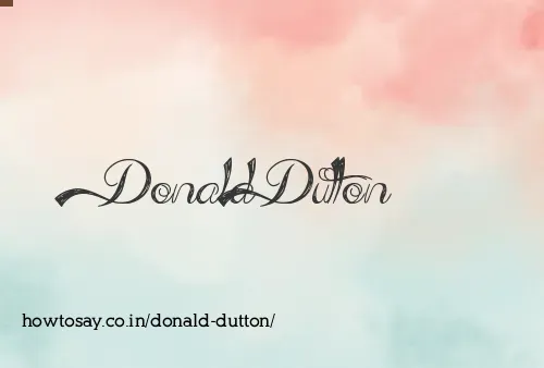 Donald Dutton
