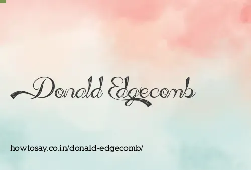 Donald Edgecomb