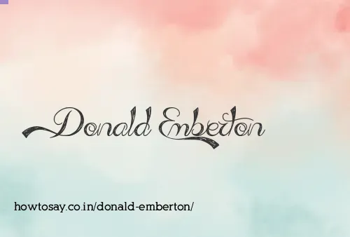Donald Emberton