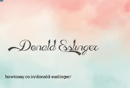 Donald Esslinger