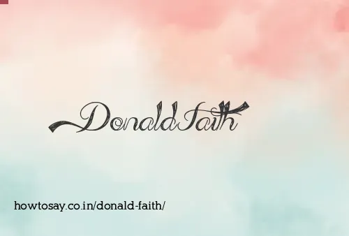 Donald Faith