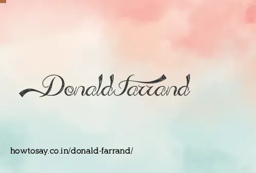 Donald Farrand