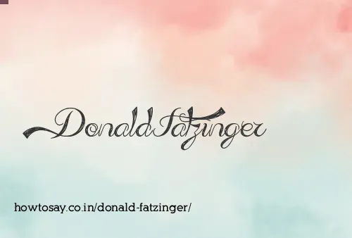 Donald Fatzinger