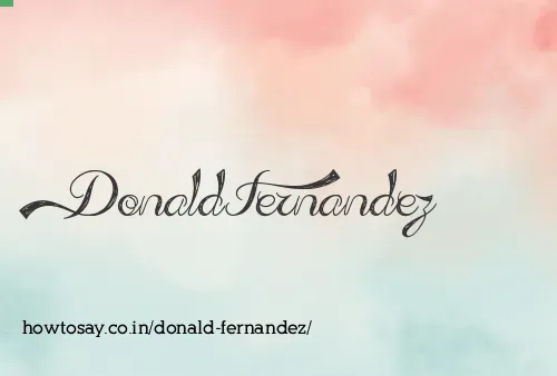 Donald Fernandez