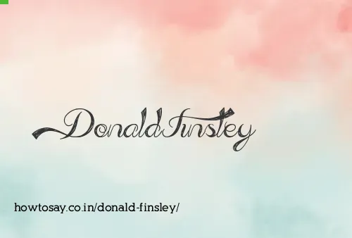 Donald Finsley