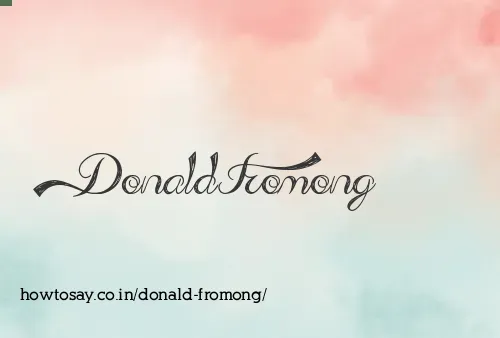 Donald Fromong