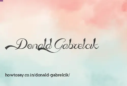 Donald Gabrelcik