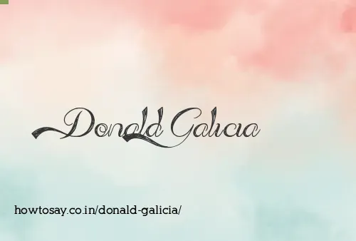 Donald Galicia