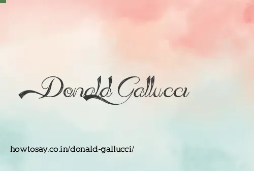 Donald Gallucci