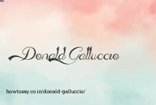 Donald Galluccio
