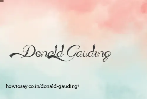 Donald Gauding